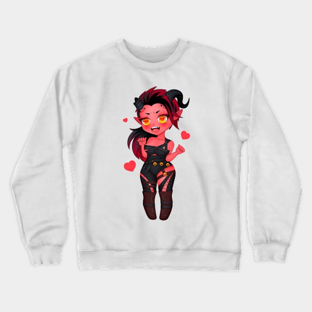 Chibi Karlach Crewneck Sweatshirt by Purplehate